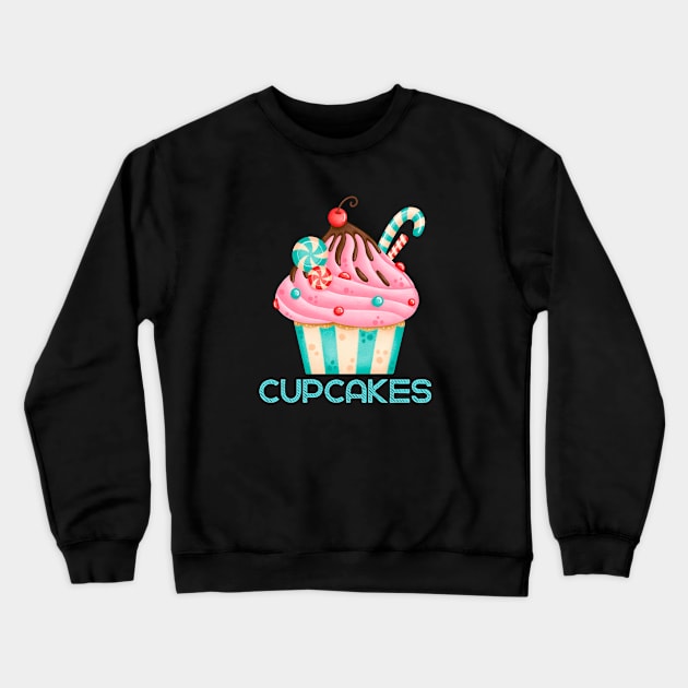 Cupcake Crewneck Sweatshirt by iconking1234